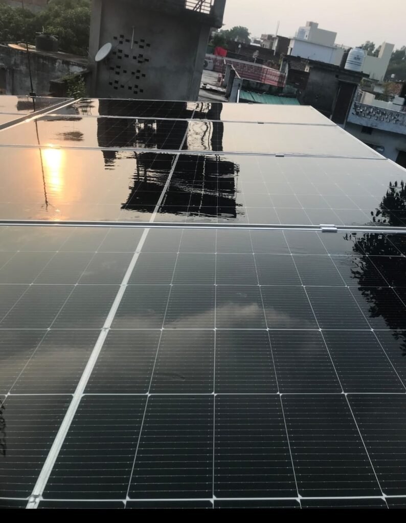 Rooftop solar panel