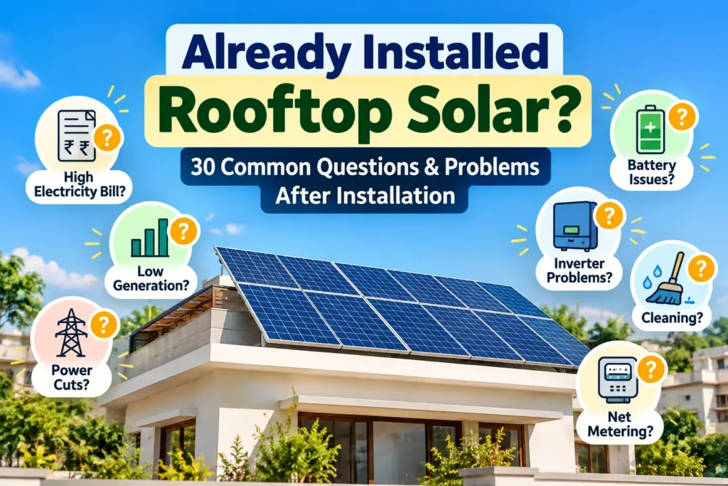 rooftop solar problems