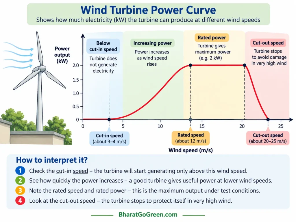 wind turbine power curve